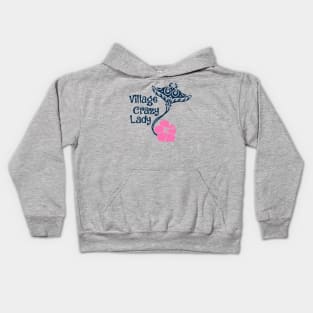 Village Crazy lady Kids Hoodie